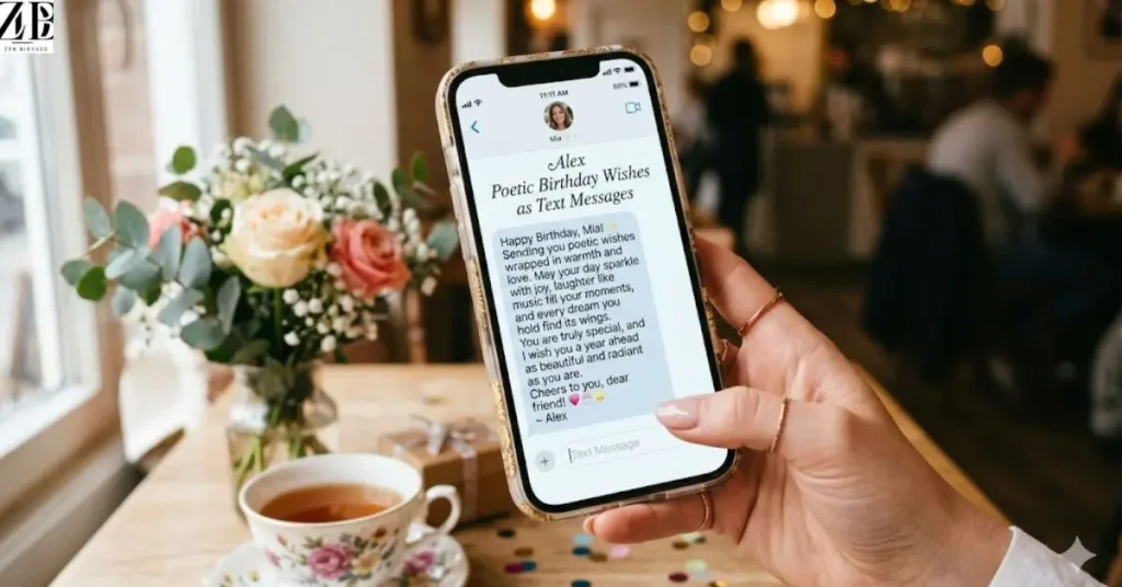 Poetic Birthday Wishes as Text Messages