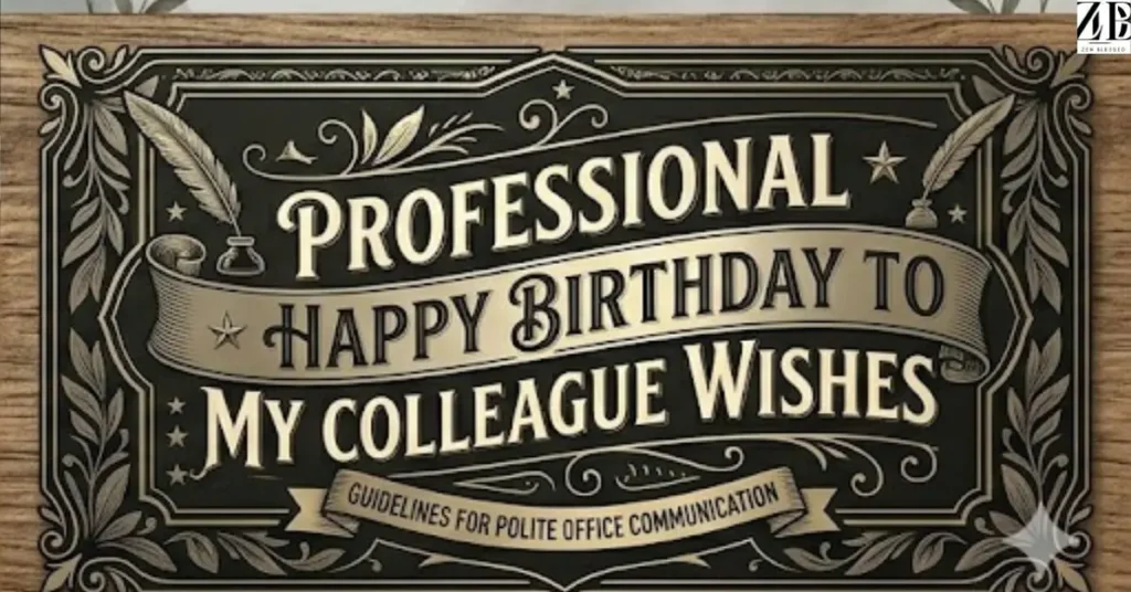 Professional Happy Birthday To My Colleague Wishes