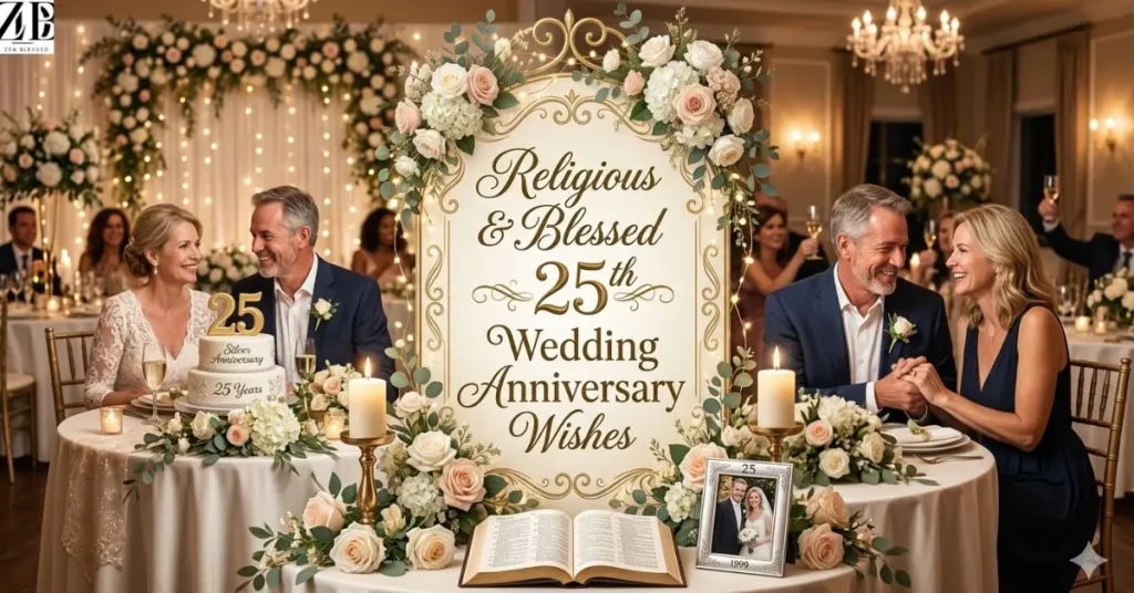 Religious & Blessed 25th Wedding Anniversary Wishes