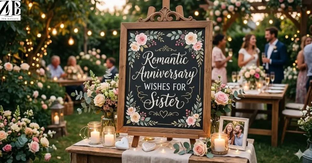 Romantic Anniversary Wishes For Sister