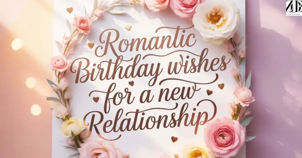 Romantic Birthday Wishes for a New Relationship
