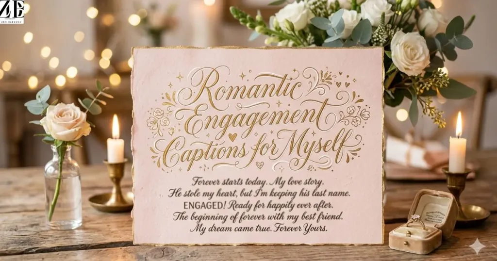 romantic-engagement-captions-for-myself Romantic Engagement Captions for Myself