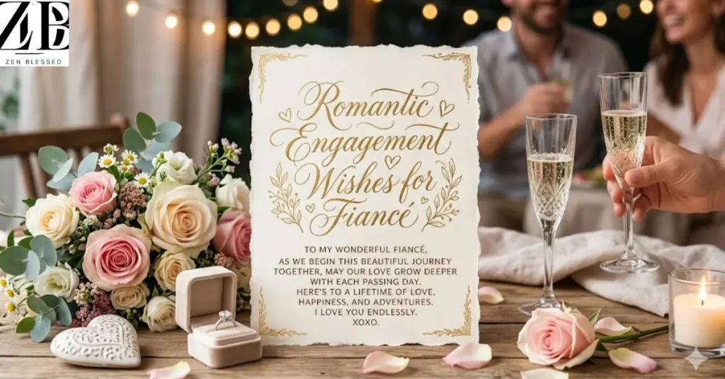 Romantic Engagement Wishes for Fiancé