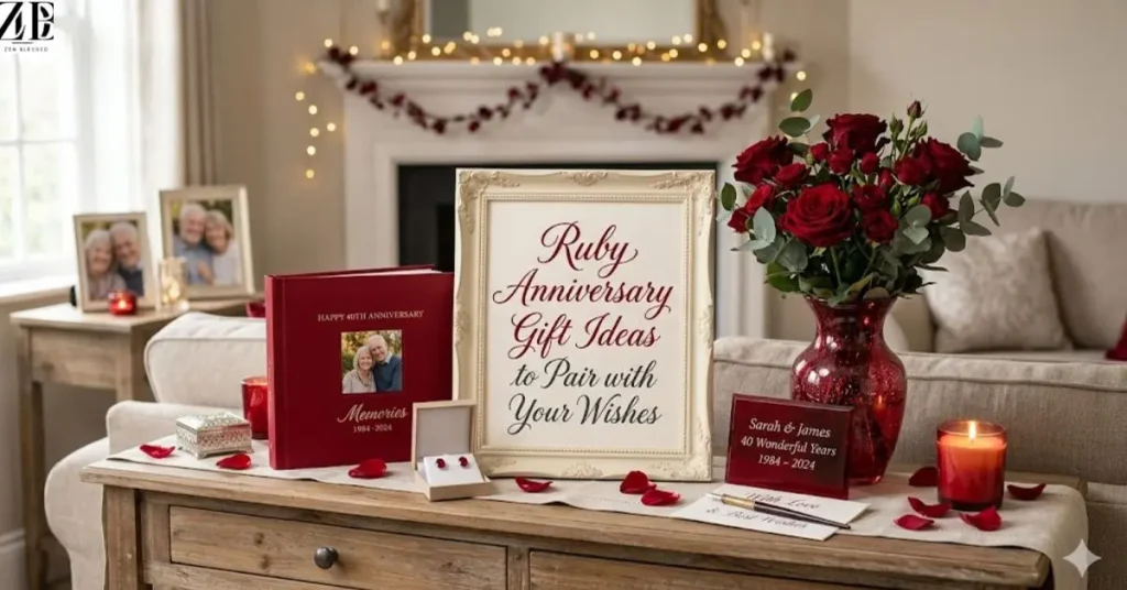 Ruby Anniversary Gift Ideas to Pair with Your Wishes
