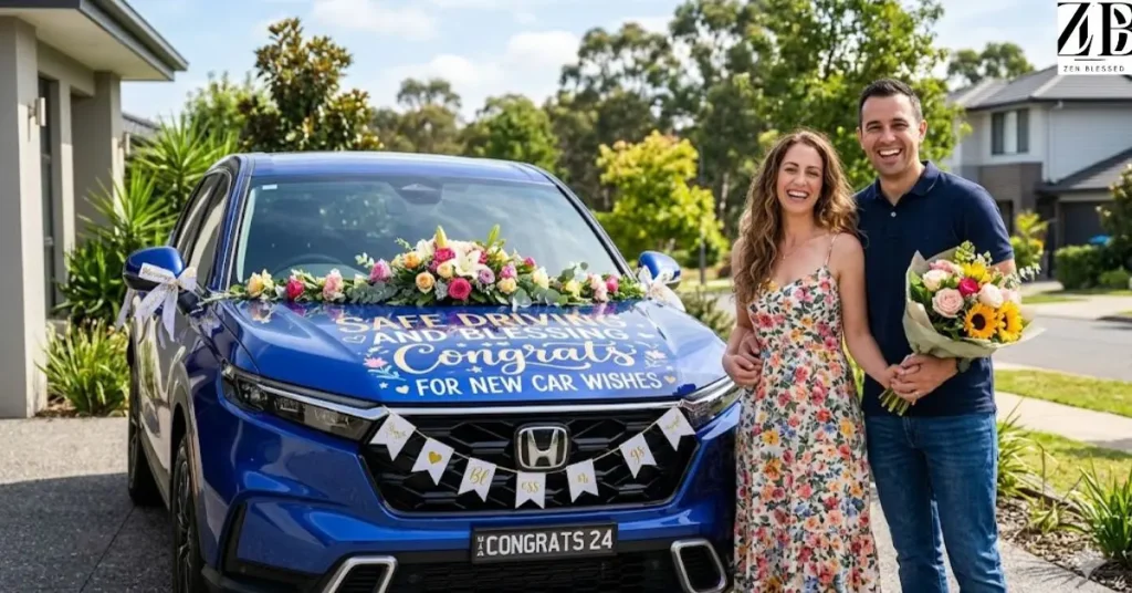 Safe Driving and Blessing Congrats for New Car Wishes