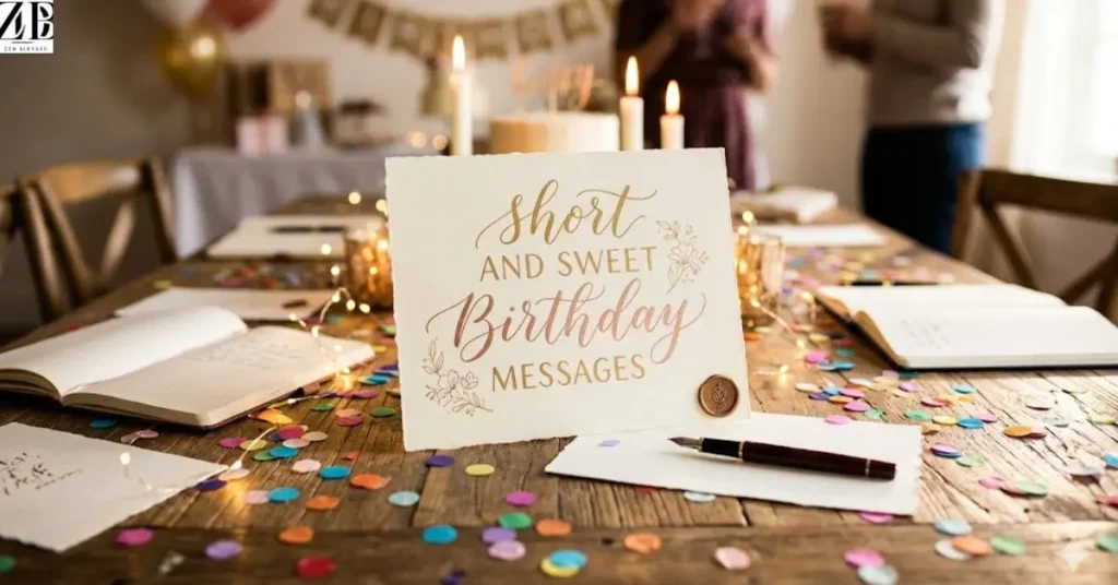 SHORT AND SWEET BIRTHDAY MESSAGES 