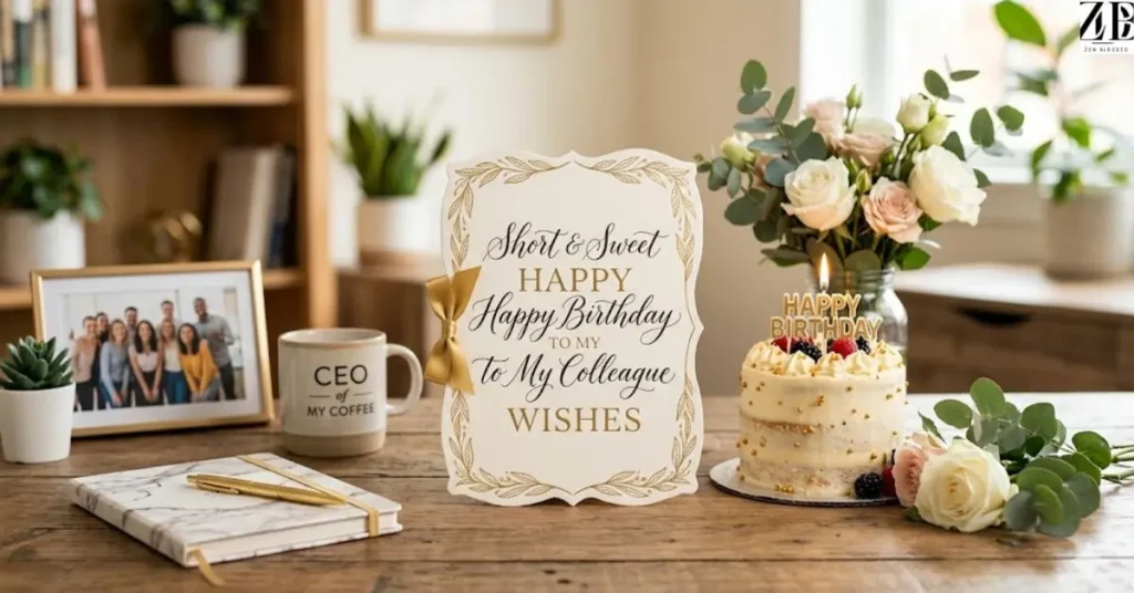 Short & Sweet Happy Birthday To My Colleague Wishes