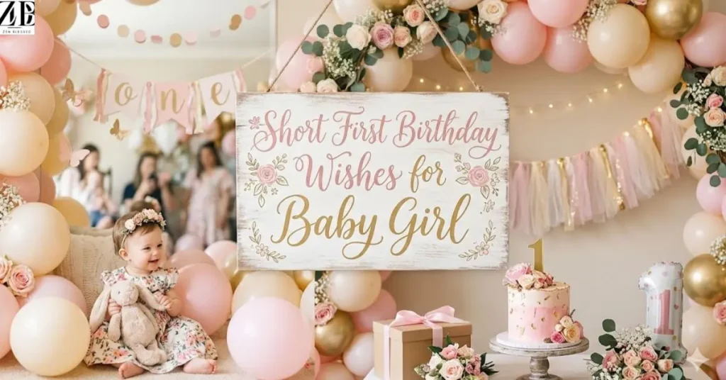 short-first-birthday-wishes-for-baby-girl Short First Birthday Wishes for Baby Girl