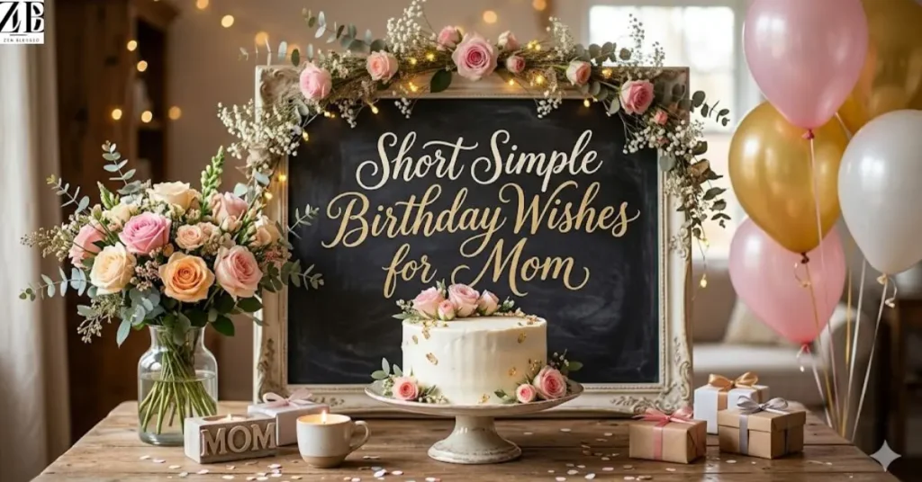 Short Simple Birthday Wishes for Mom