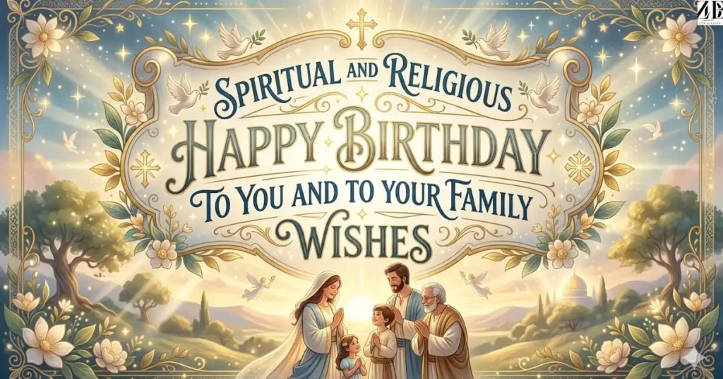 Spiritual and Religious Happy Birthday to You and to Your Family Wishes