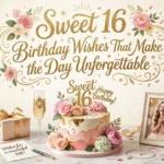 Sweet 16 Birthday Wishes That Make the Day Unforgettable