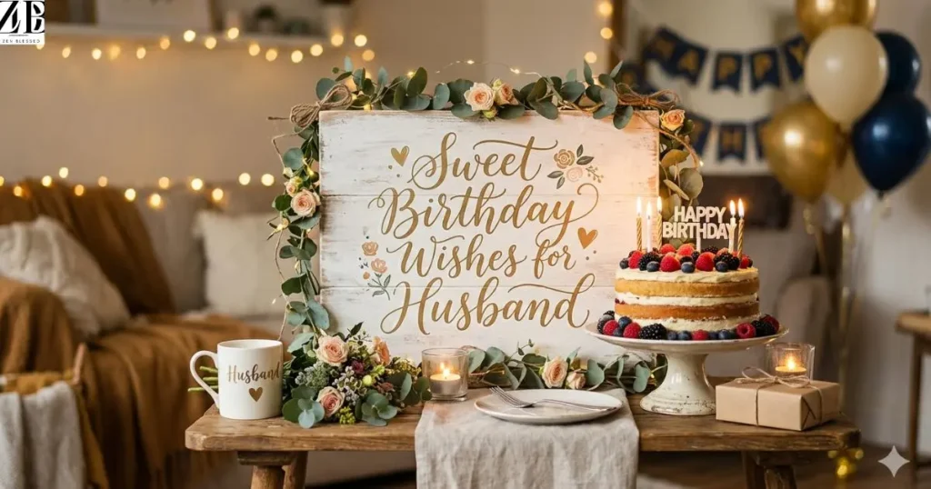 Sweet Birthday Wishes for Husband