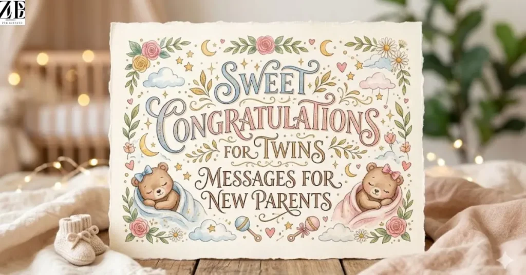 sweet-congratulations-for-twins-messages-for-new-parents Sweet Congratulations for Twins Messages for New Parents