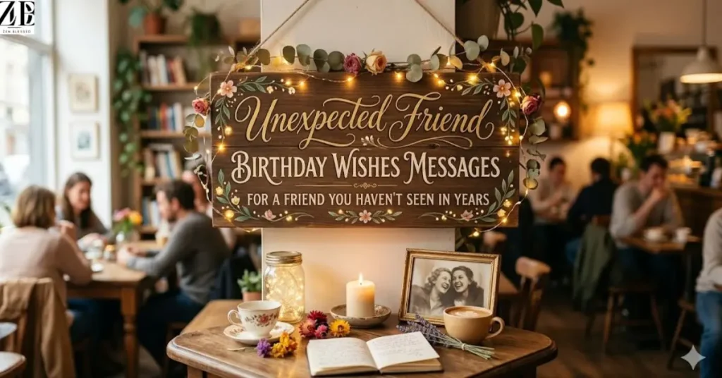 Unexpected Friend Birthday Wishes Messages for a Friend You Haven't Seen in Years