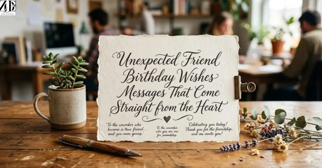 Unexpected Friend Birthday Wishes Messages That Come Straight from the Heart