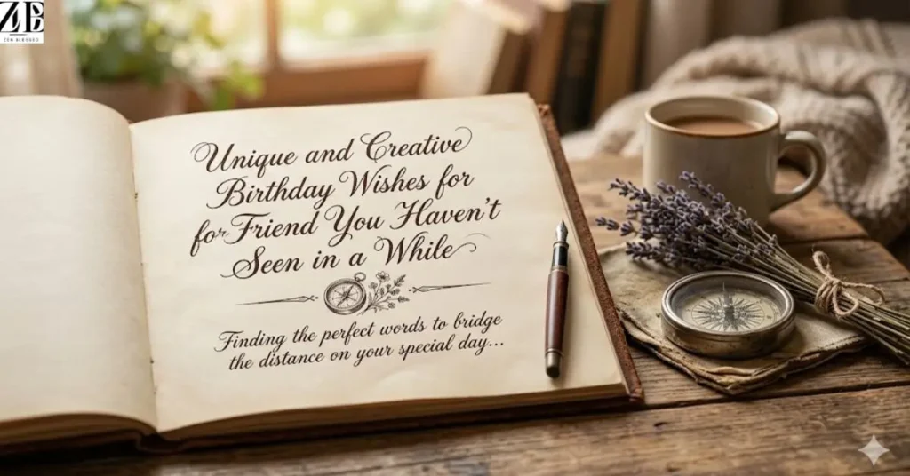 Unique and Creative Birthday Wishes for a Friend You Haven't Seen in a While
