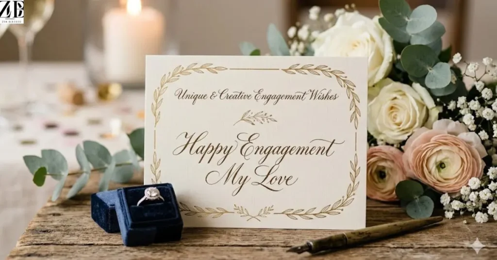 Unique & Creative Engagement Wishes Happy Engagement My Love