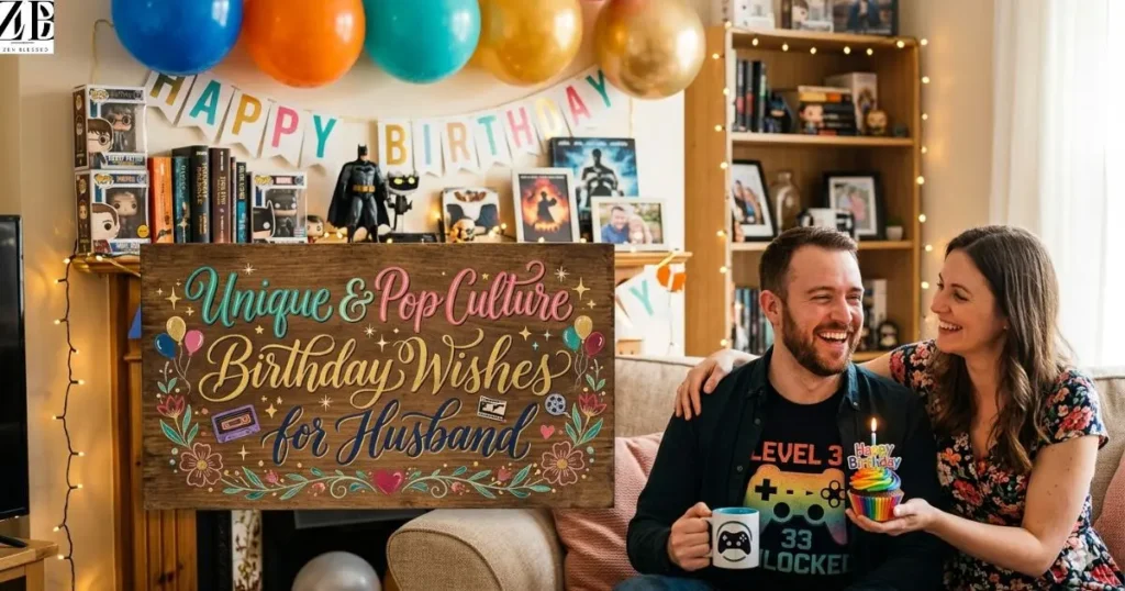 Unique & Pop Culture Birthday Wishes for Husband