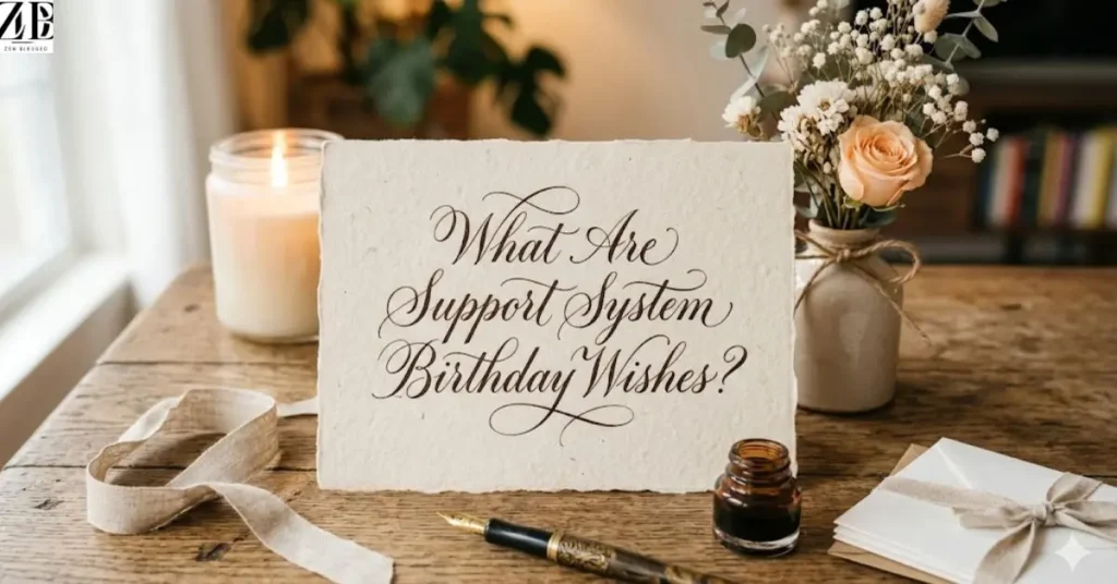 What Are Support System Birthday Wishes?