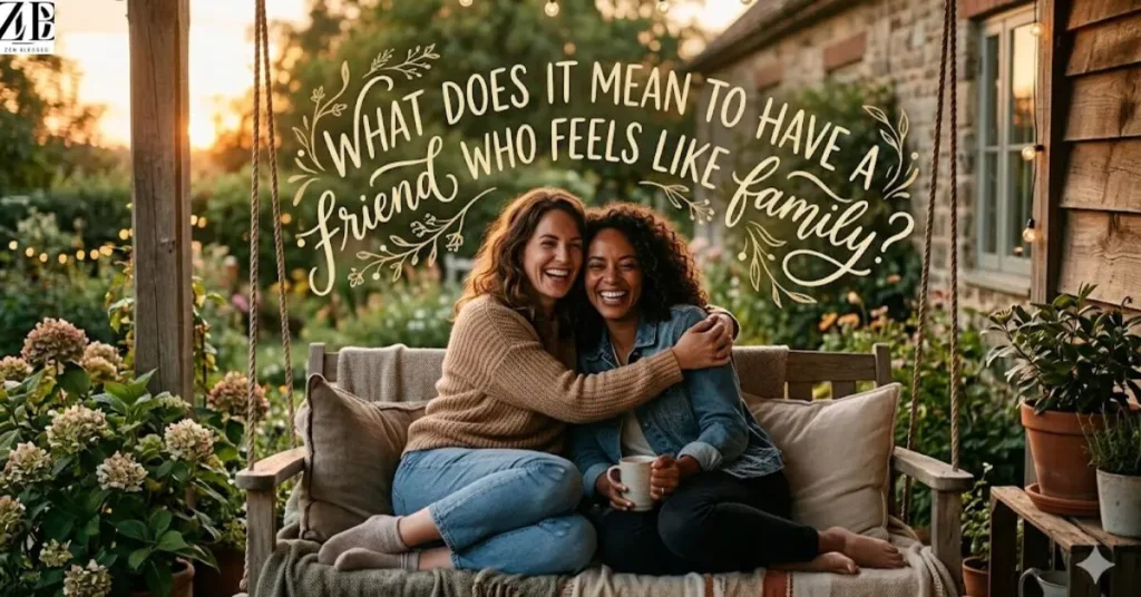 What Does It Mean to Have a Friend Who Feels Like Family?