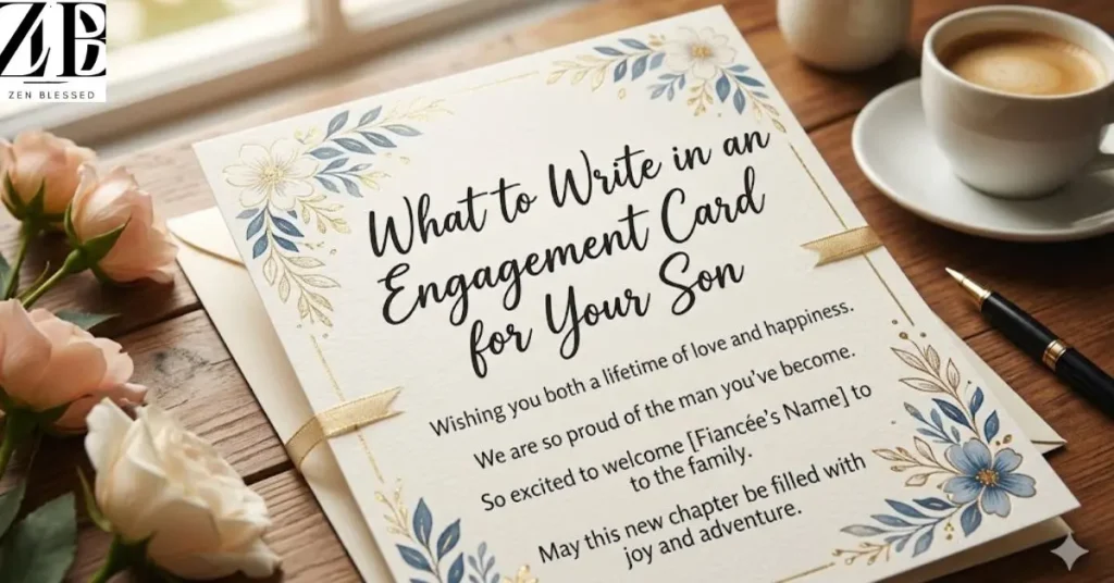 What to Write in an Engagement Card for Your Son