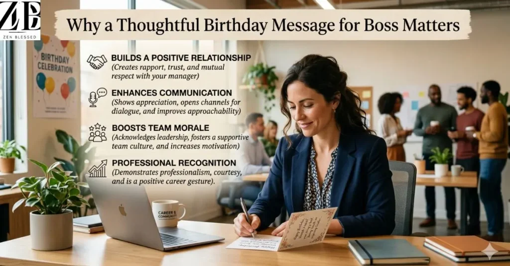 Why a Thoughtful Birthday Message for Boss Matters