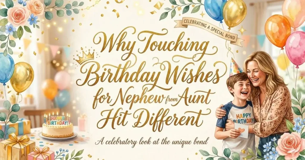 Why Touching Birthday Wishes for Nephew from Aunt Hit Different
