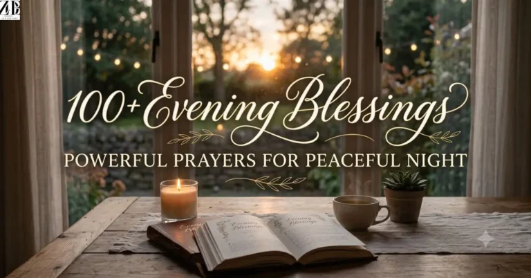 100+ Evening Blessing: Powerful Prayers for Peaceful Night