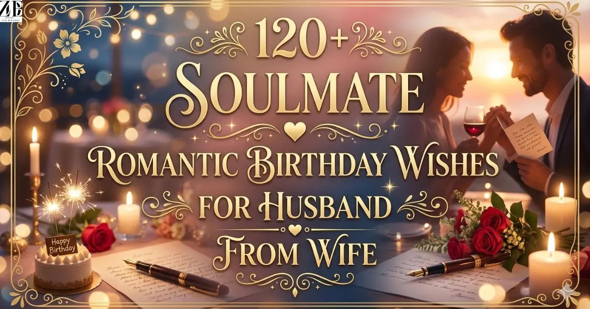 120+ Soulmate Romantic Birthday Wishes for Husband From Wife