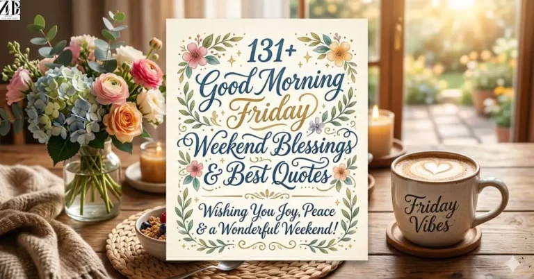 131+ Good Morning Friday Weekend Blessings & Best Quotes