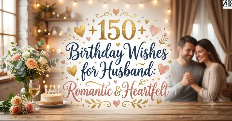 150+ Birthday Wishes for Husband: Romantic & Heartfelt