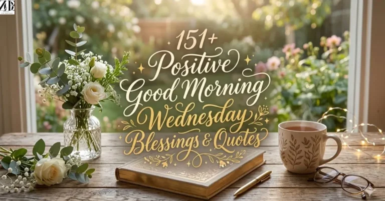 151+ Positive Good Morning Wednesday Blessings & Quotes