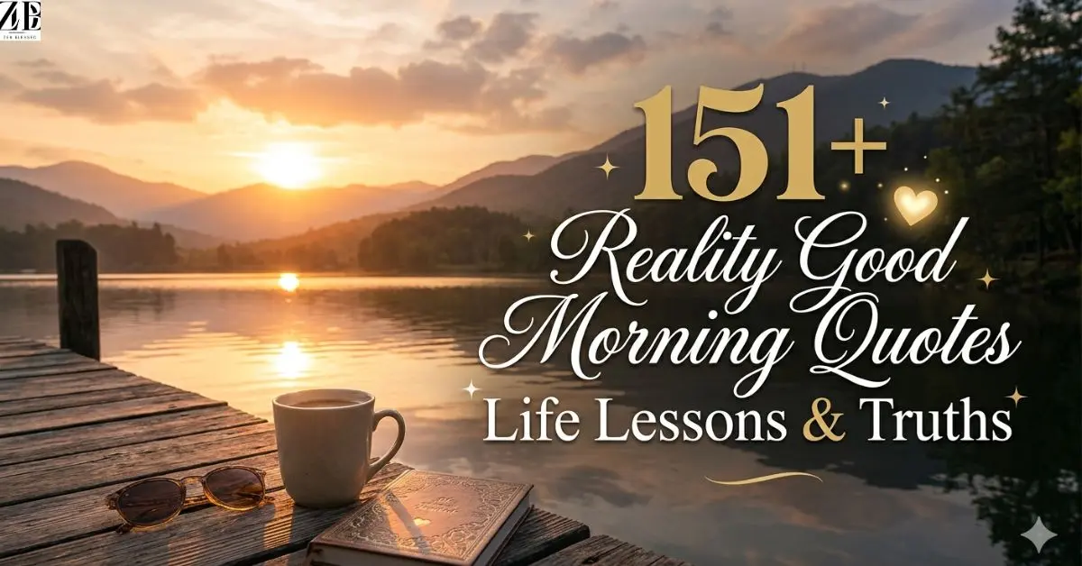151+ Reality Good Morning Quotes Life Lessons & Truths