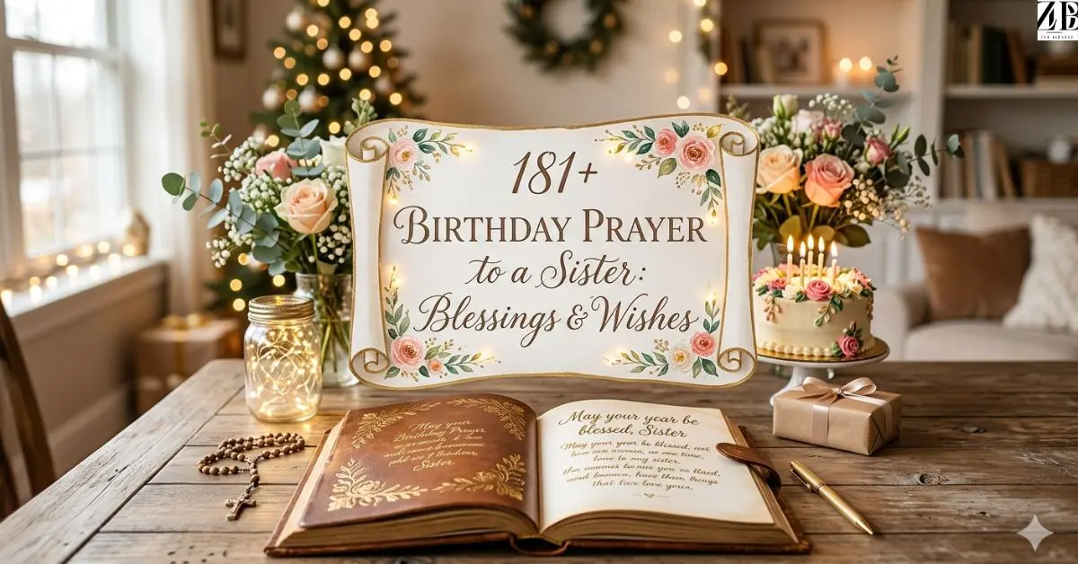 181+ Birthday Prayer to a Sister: Blessings & Wishes