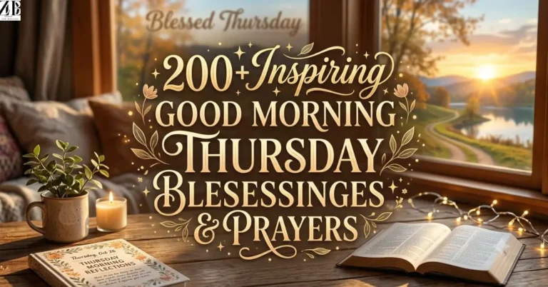 200+ Inspiring Good Morning Thursday Blessings & Prayers