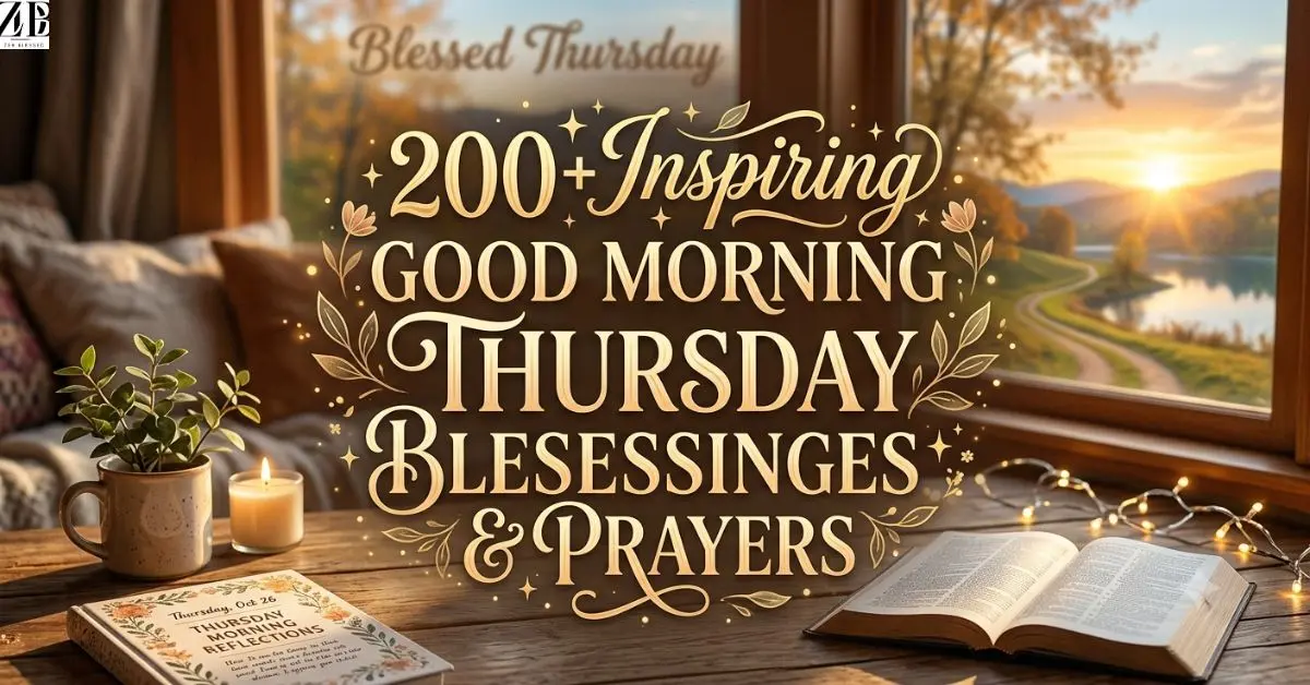 200+ Inspiring Good Morning Thursday Blessings & Prayers