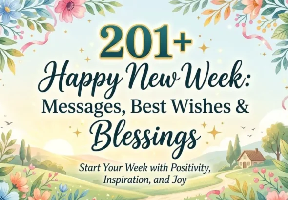 201+ Happy New Week: Messages, Best Wishes & Blessings