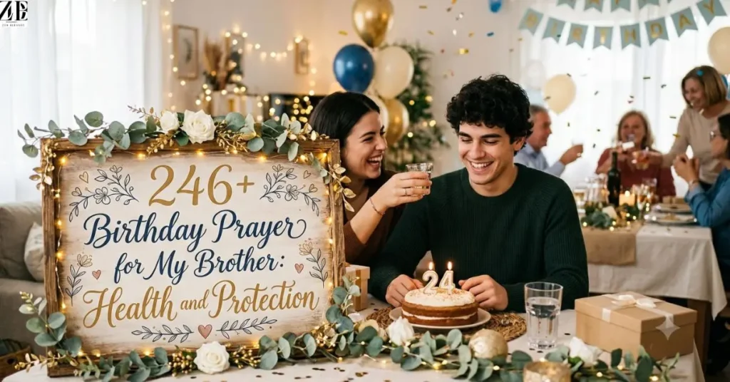 Birthday Prayer for My Brother: Health and Protection