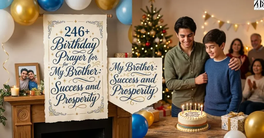 246+ Birthday Prayer for My Brother: Success and Prosperity