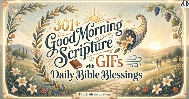 301+ Good Morning Scripture GIFs with Daily Bible Blessings