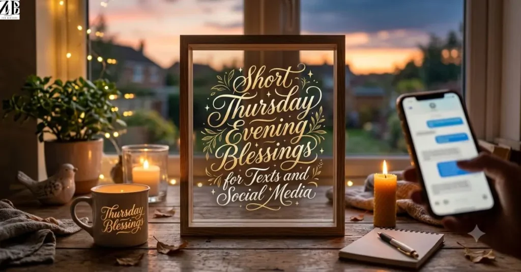 Short Thursday Evening Blessings for Texts and Social Media