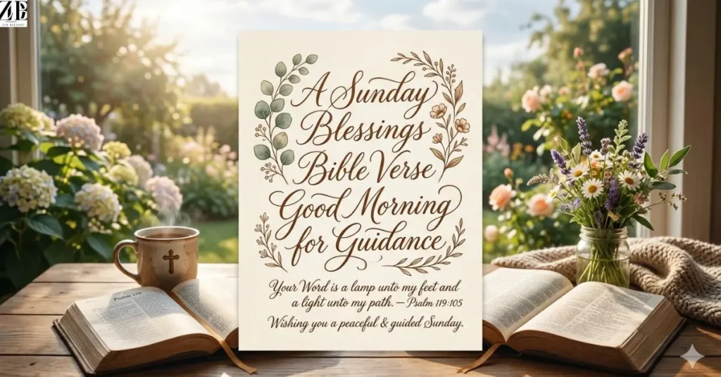 a-sunday-blessings-bible-verse-good-morning-for-guidance A Sunday Blessings Bible Verse Good Morning for Guidance