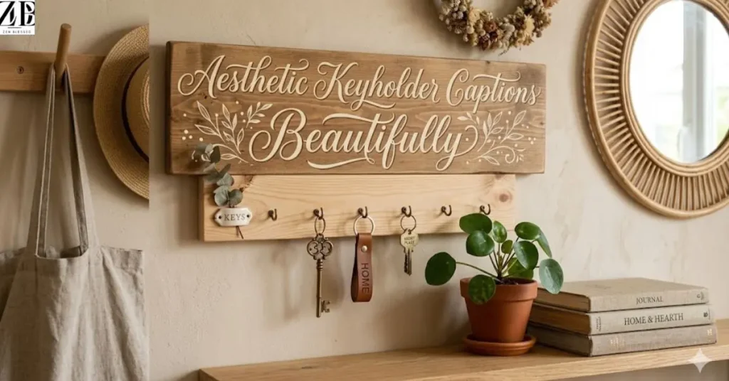 Aesthetic Keyholder Captions