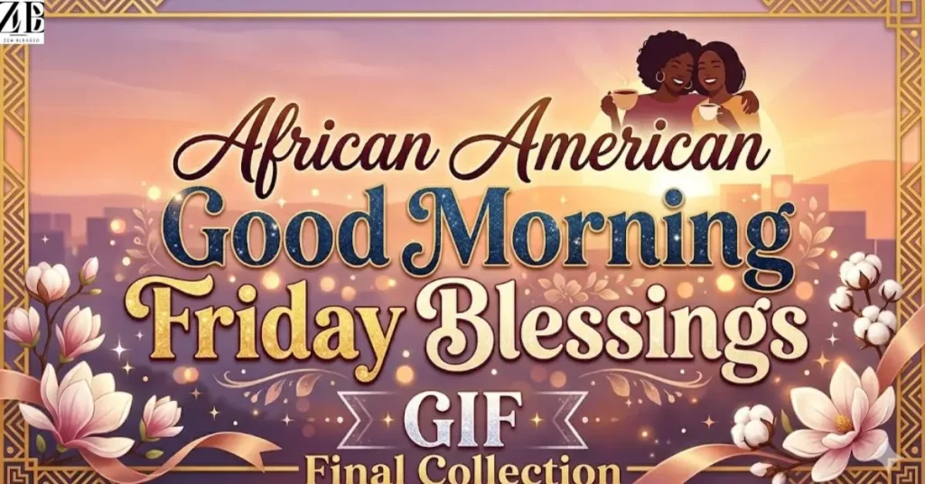 African American Good Morning Friday Blessings GIF Final Collection