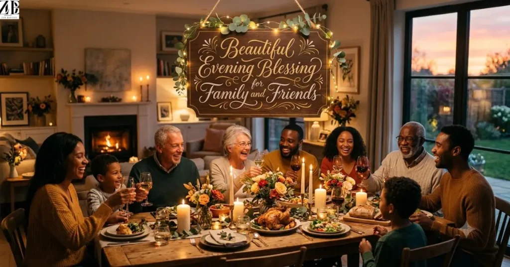 Beautiful Evening Blessing for Family and Friends