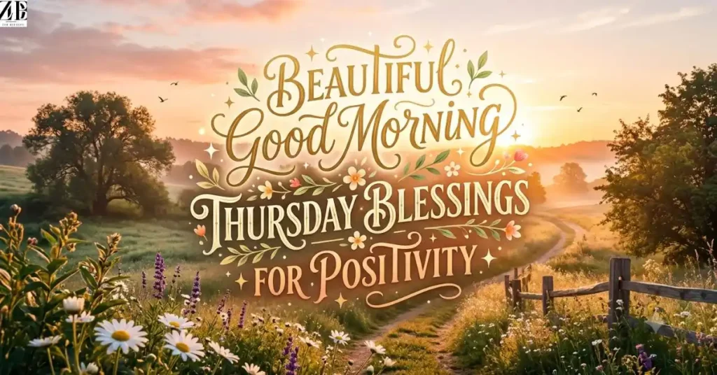 Beautiful Good Morning Thursday Blessings for Positivity