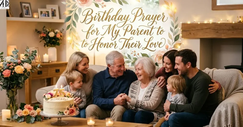 Birthday Prayer for My Parent to Honor Their Love