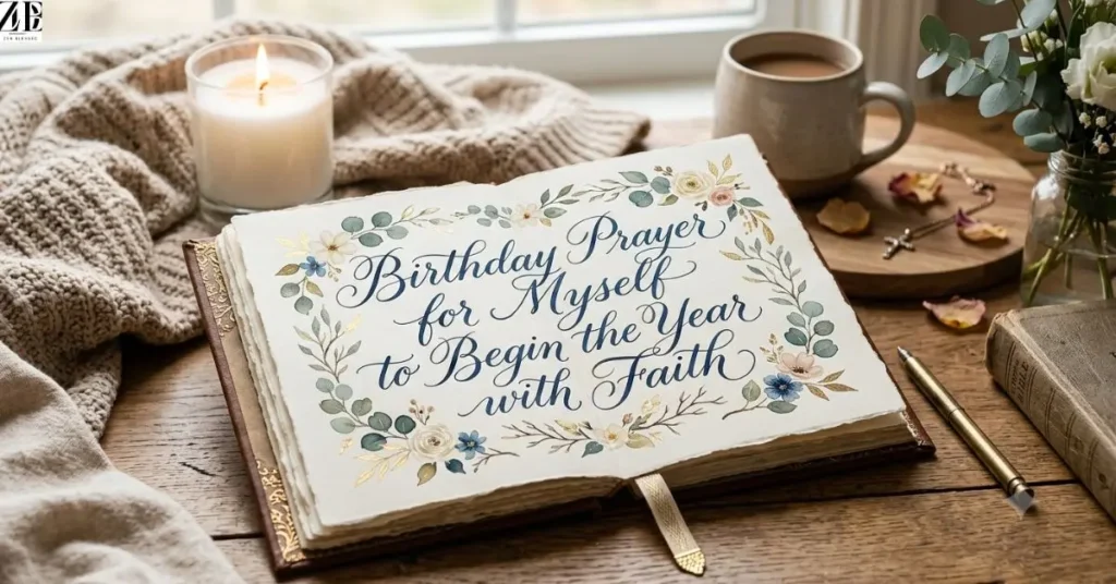 Birthday Prayer for Myself to Begin the Year with Faith