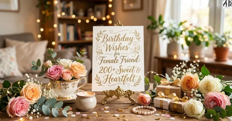130+ Birthday Wishes for Female Friend: Sweet & Heartfelt
