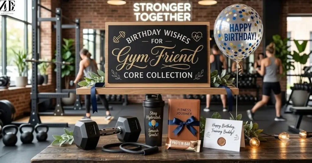 Birthday Wishes for Gym Friend Core Collection